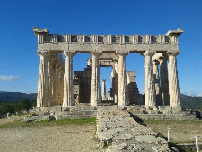 Temple of Artemis Aphaia on Aigina near Athens